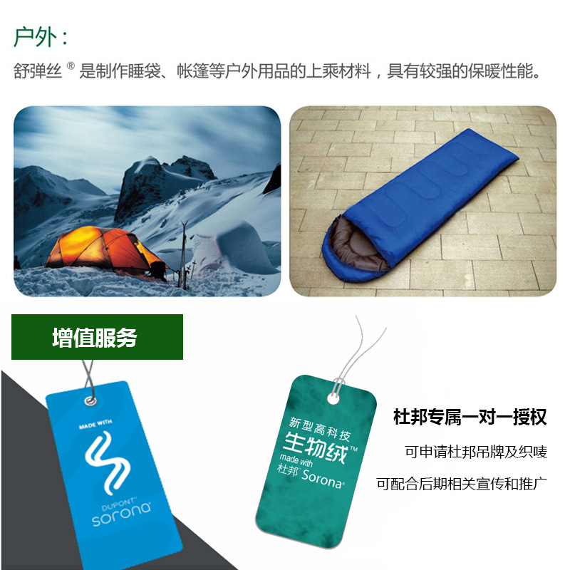 【美国杜邦sorona】环保可水洗无胶棉 羽绒服棉服填充物絮片40g