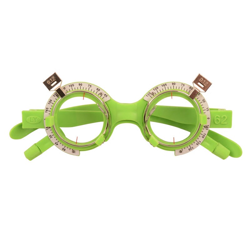 眼镜配件验光试镜片金属圈插片验光箱配件球镜 柱镜 散片光学镜片