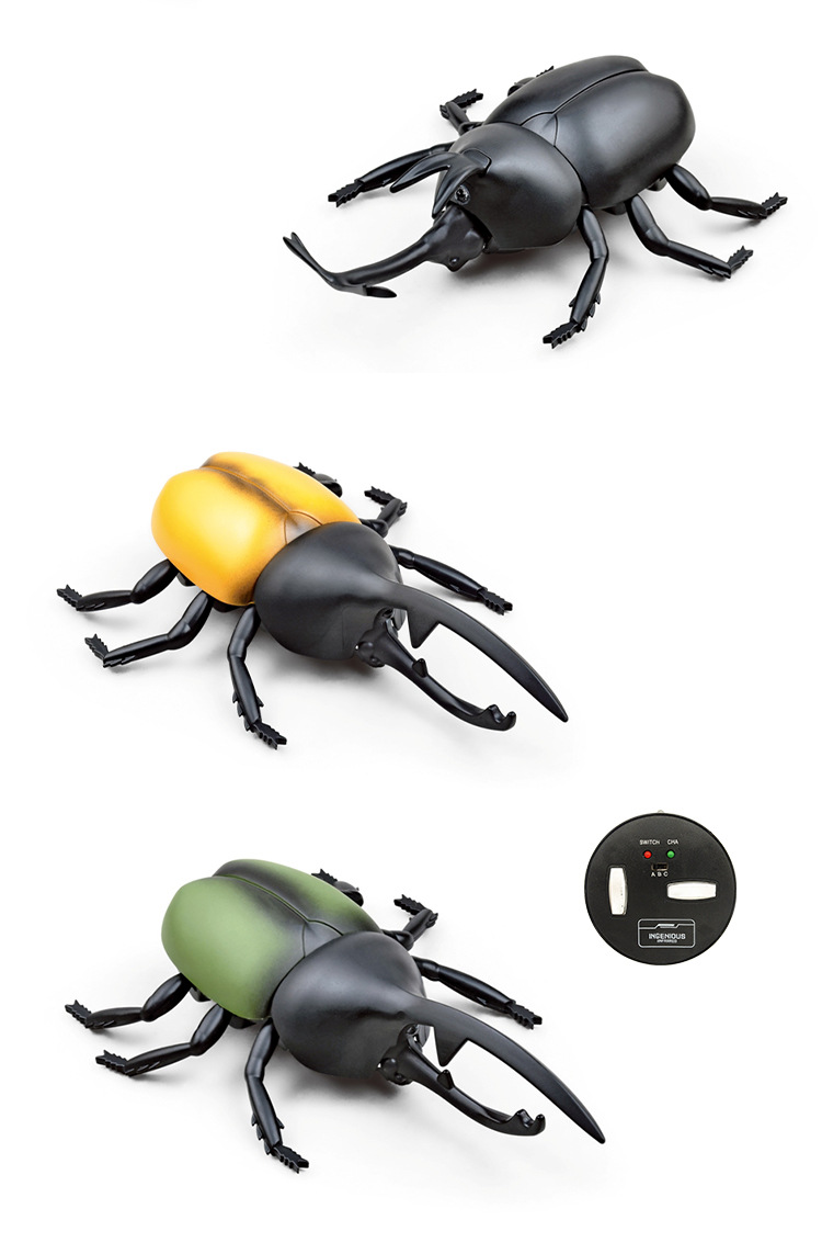 外销热卖红外线遥控甲虫 遥控独角仙 电动遥控动物玩具
