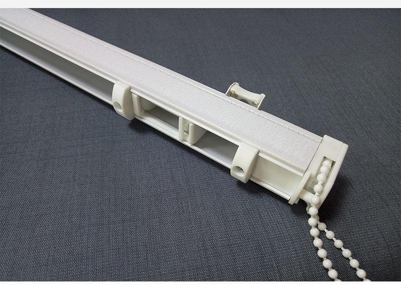 罗马帘轨道配件 扇形帘提拉帘自锁式六棱芯铝合金罗马帘升降轨道