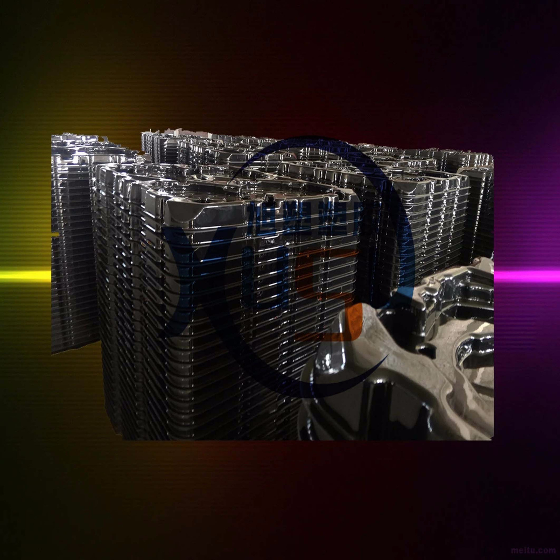 广州 汽车横向稳定杆厚片吸塑包装托盘 桥车总成托厚片吸塑托盘