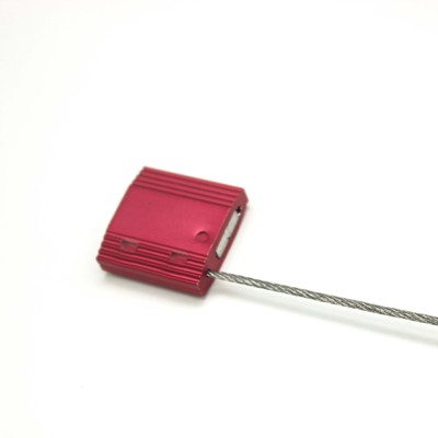 一次性钢丝封条铝合金铅封电水表防盗集装箱油罐车封签铅封1.8mm