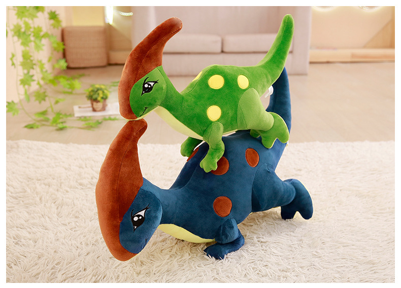 卡通副栉龙恐龙公仔布娃娃可爱副栉龙玩具玩偶恐龙抱