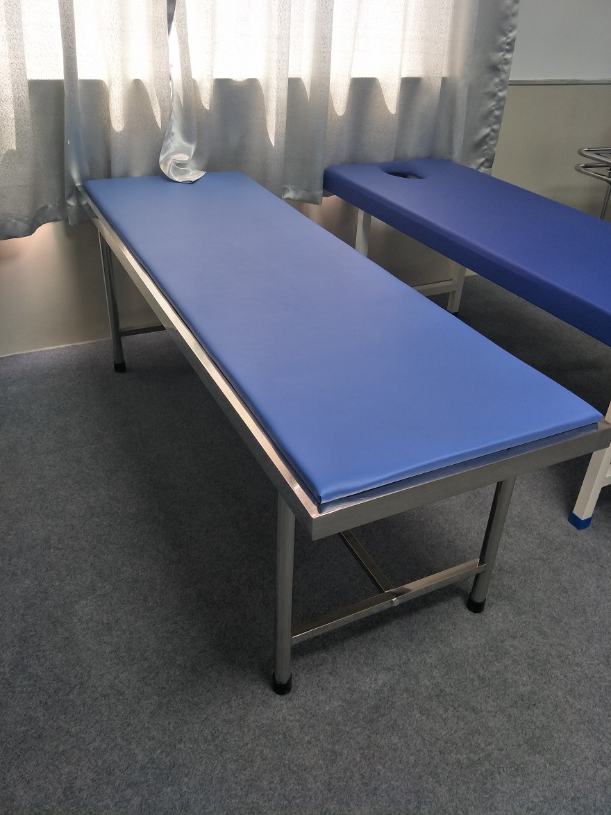 医用不锈钢床检查床 门诊科室诊断b超 彩超诊查床沐康医疗供应