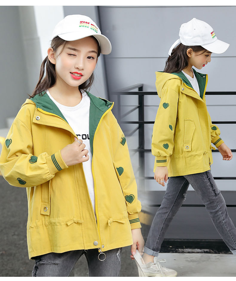 女大童外套秋装2020新款13女童10超洋气7胖儿童12-15岁女孩8春秋9