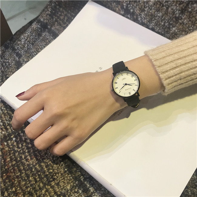 手表女学生简约文艺复古style潮流ulzzang石英女表韩版学院风情侣