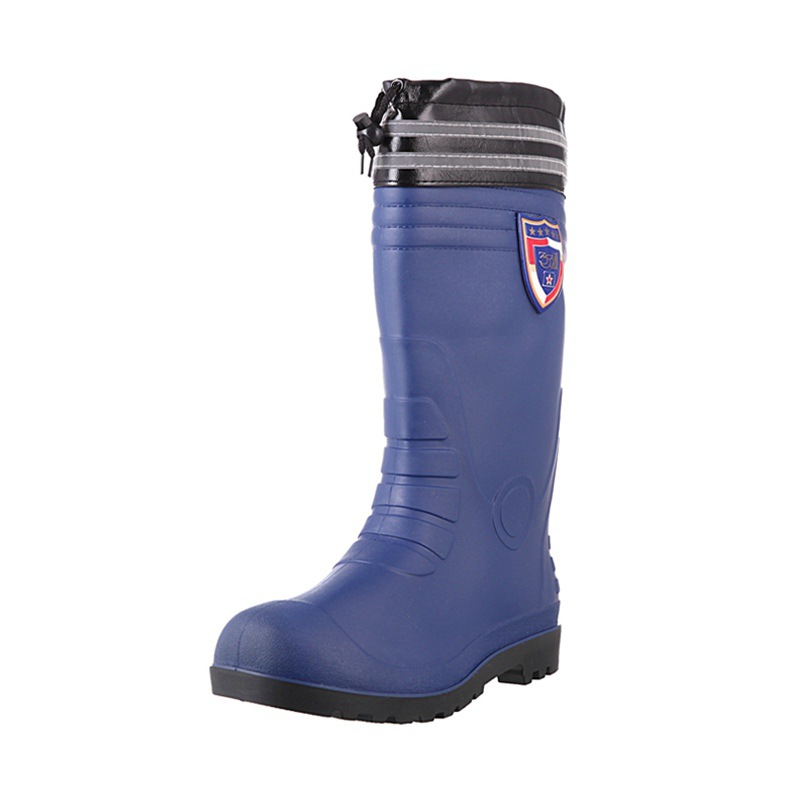3531高筒加绒雨靴1088加棉男士高帮冬季保暧雨鞋防水三防劳保水鞋
