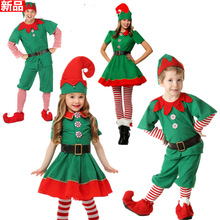 万圣节儿童演出服男女童成人小精灵表演服cosplay舞会圣诞节服装