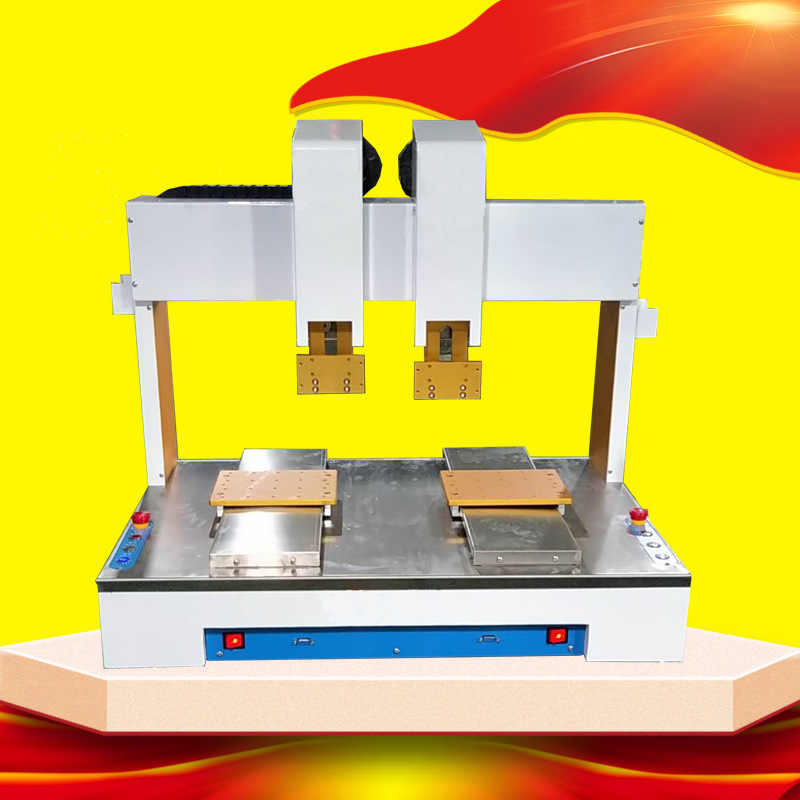 双头点胶机 玻璃胶全自动点胶机 4轴点胶机 手机壳点胶机