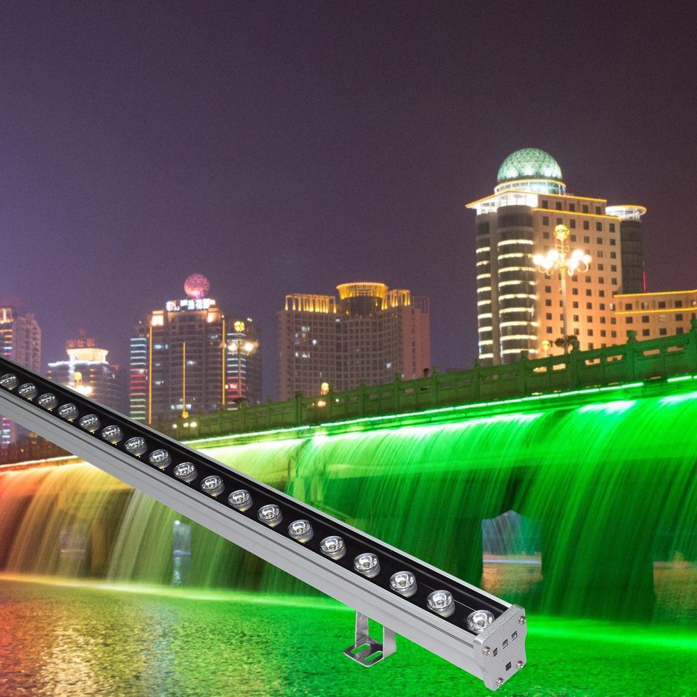 led洗墙灯12w18w24w36w48w72w七彩rgb外控dmx512及单色墙体照明