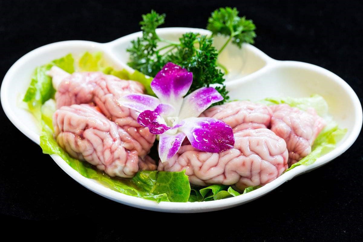 猪脑花批发 朦原食品直销猪脑花