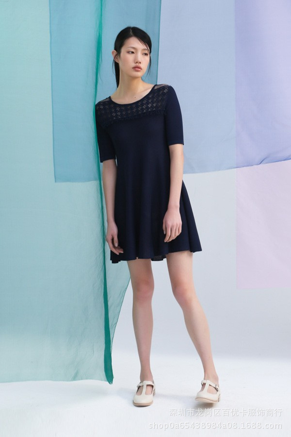 阿尤原创女装2017春夏新品文艺复古绣花休闲百优卡品牌折扣