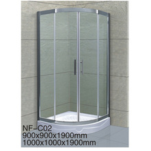 简易铝材框淋浴房 厂家批发常规非标酒店工程家用 玻璃淋浴房底盘
