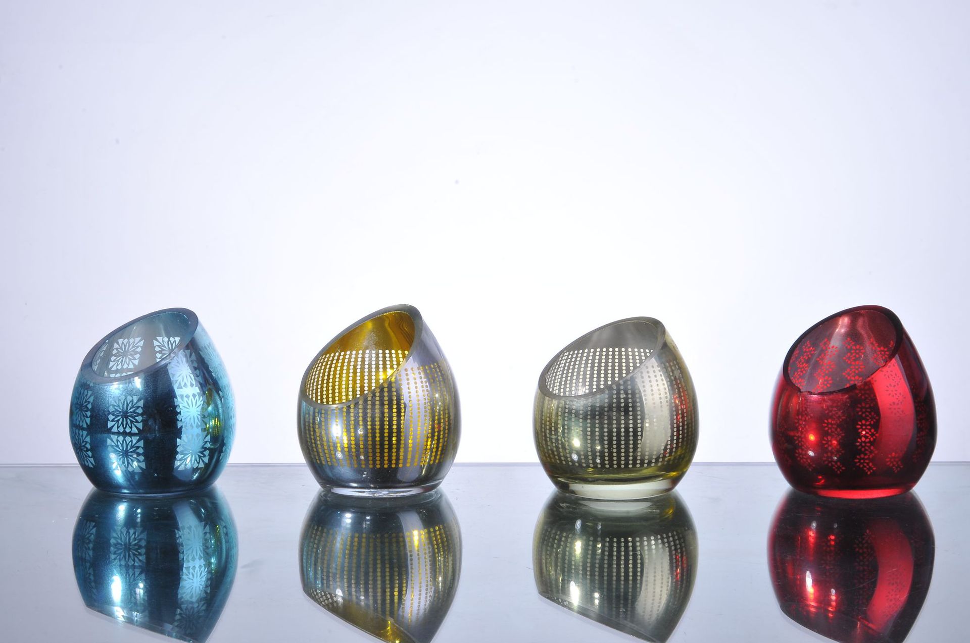 欧式玻璃电镀风灯马赛克装饰花瓶烛台 玻璃工艺品礼品蜡烛灯罩