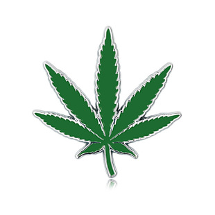 汽车个性潮流树叶麻叶车标车贴叶子车身贴尾标金属装饰贴随意贴