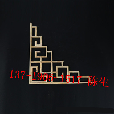 吉祥铝窗花 仿古万字格窗花定制 仿古商业建筑破冰纹铝屏风