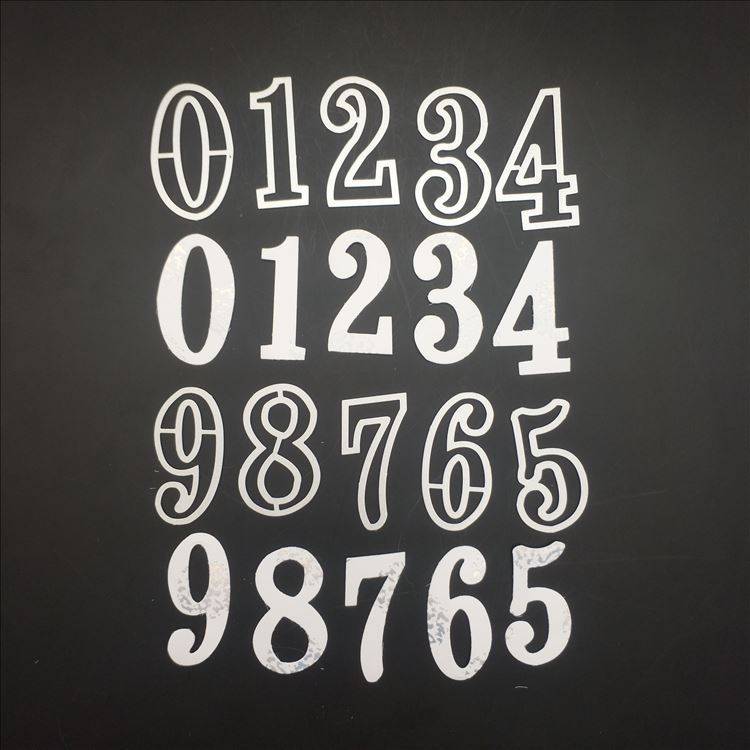 dx-77 cutting dies 碳钢压花刀模10个空心数字益智手工制作diy