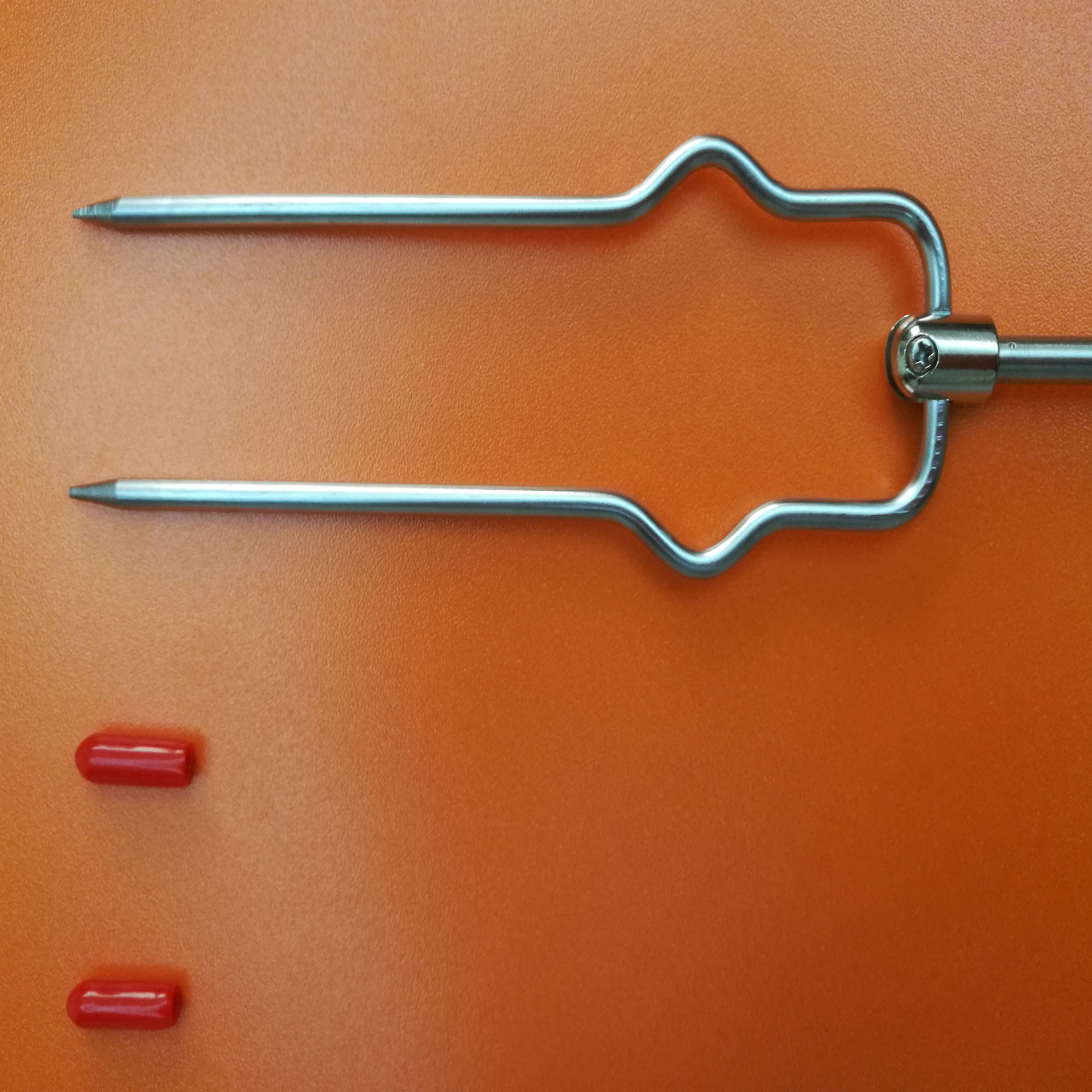 厂家新品木柄烧烤线叉,不锈钢(可选用201/430/304)