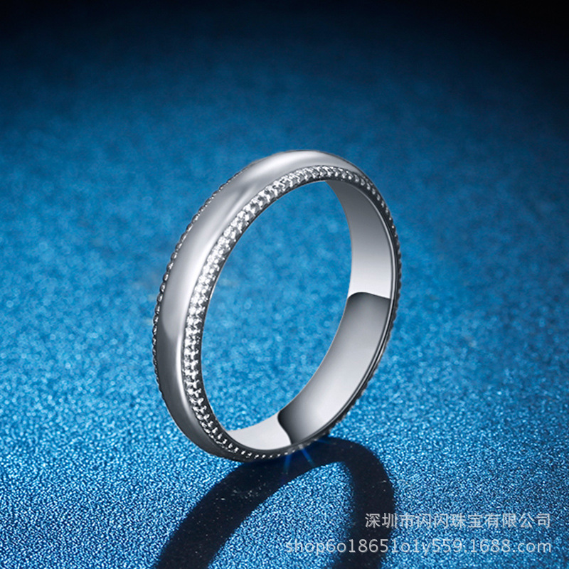 3d硬金999足金水贝钻戒千足金南非24k铂金戒指au750情侣钻戒pt950