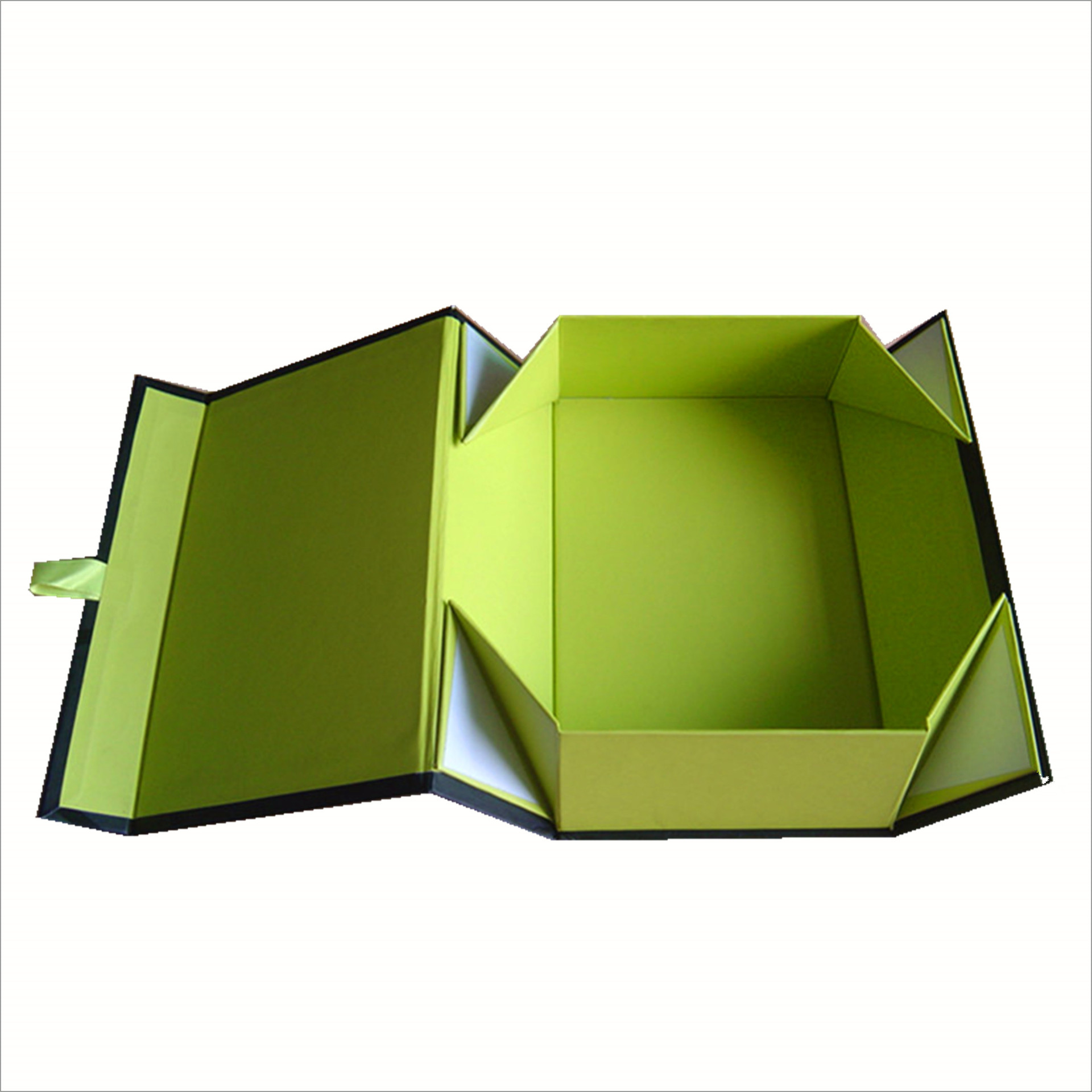 厂家平铺折叠包装硬纸板高档磁铁掀盖礼品盒订制tiledgiftboxes