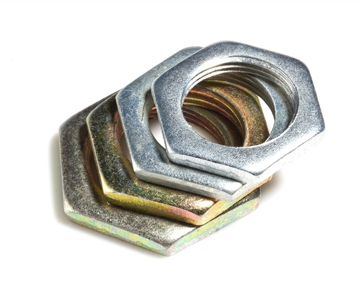 gb808扁六角薄螺帽细牙扁螺母细牙薄螺母系列m8*0.75到m24*1.