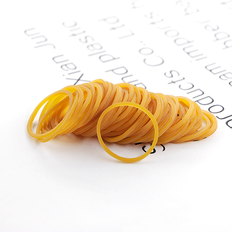 4黄色环保橡皮筋牛皮筋橡胶圈橡皮圈包装用皮筋批发