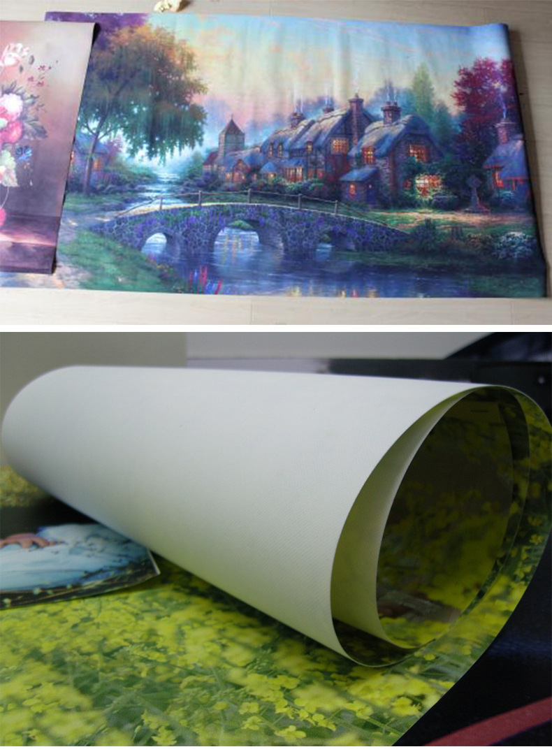 上海 定制宽幅化纤油画布喷绘写真 数码喷绘弱溶剂uv打印浦东新区