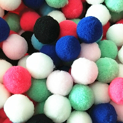 世莹 优质高弹18mm香水精油扩散器彩色棉球项链手链吊坠耳环内球