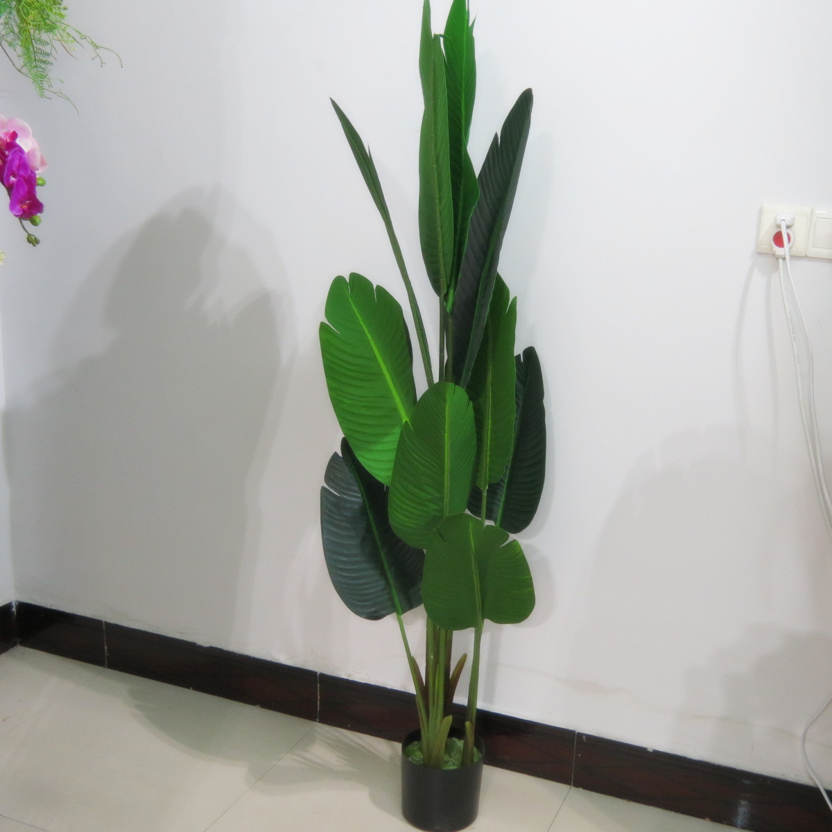 北欧仿真植物天堂鸟芭蕉树旅人蕉香蕉树热带假树高档绿植盆栽盆景