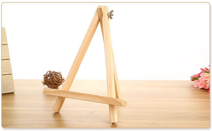 实木三角支架小木架 绘画广告支架 折叠三角架 手机支架实木