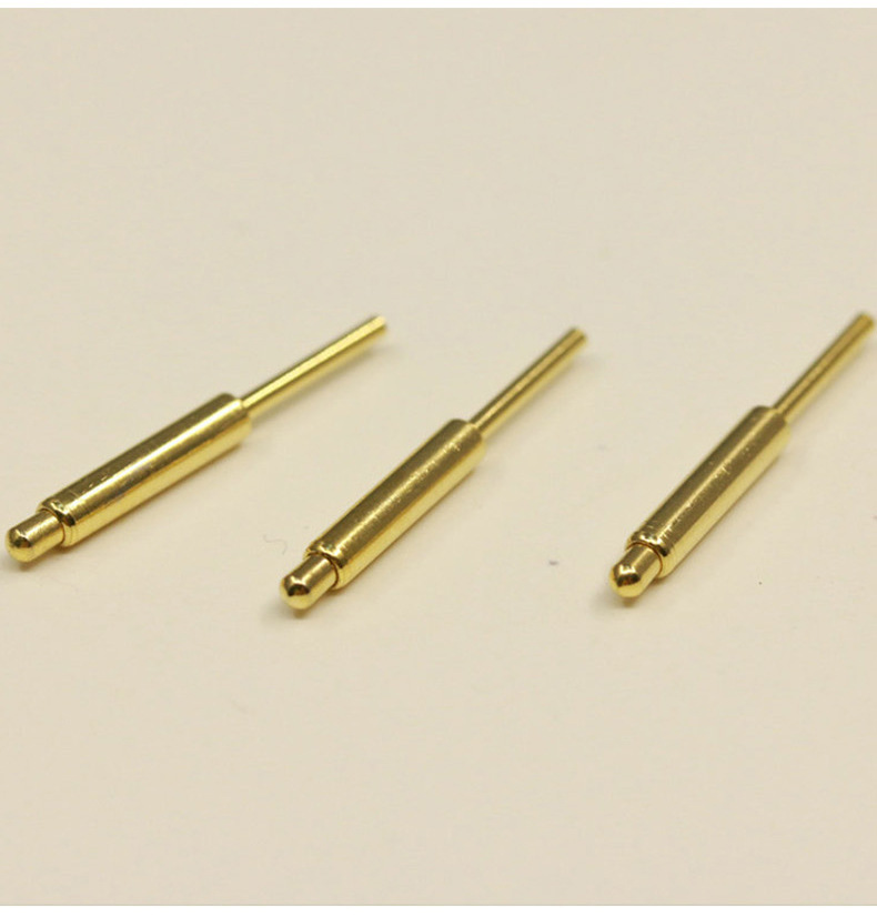 pogopin顶针连接器 大电流充电弹簧针 双头伸缩导电弹针