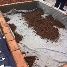 庭院綠化陽臺種植排水板鹽堿地種植空中花園設計蓄排水板送土工布