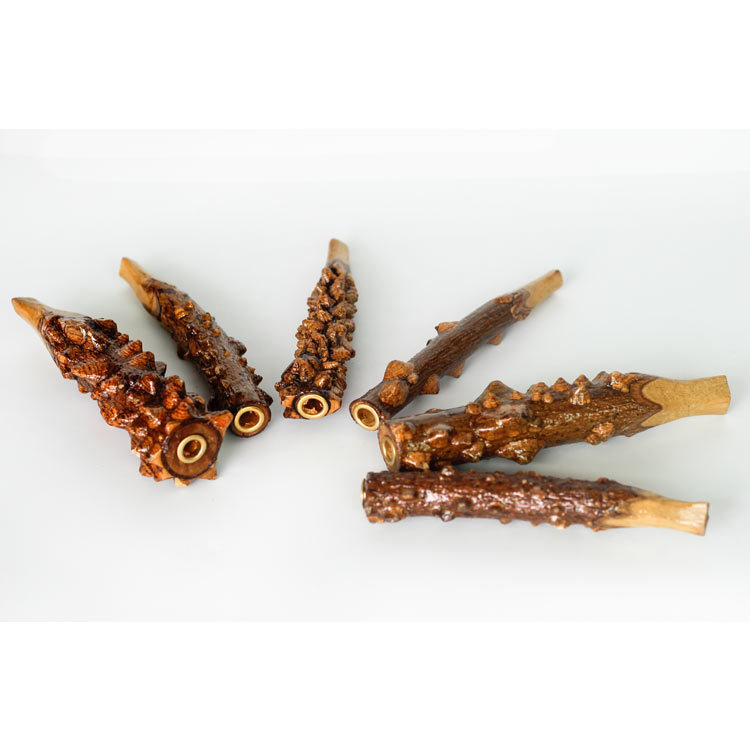 厂家直销 两面针花椒木质烟斗 天然健康植物烟具送礼实木过滤烟嘴