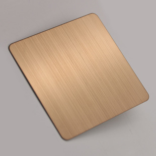 供应各种不锈钢材质201 304 316定做真空电镀拉丝玫瑰金不锈钢板