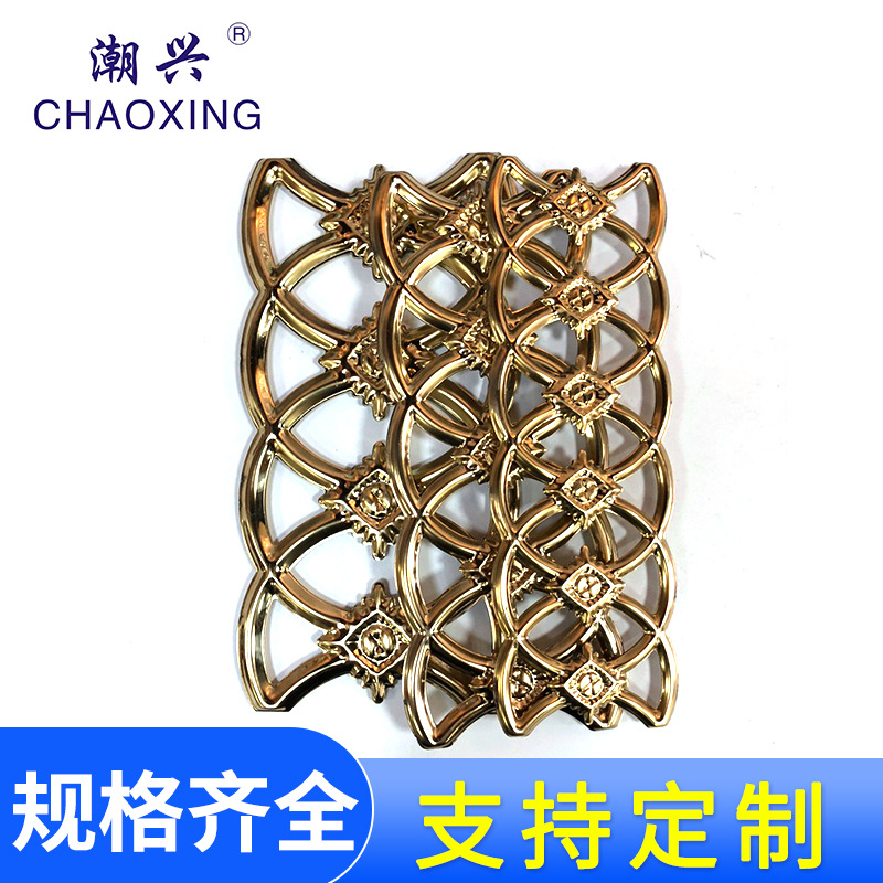 厂家供应不锈钢金色门花配件门窗配件链接花