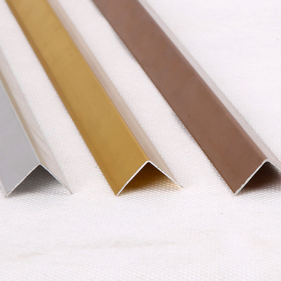 厂家供应 直角线铝合金装饰修边条 侧口装饰修边压边