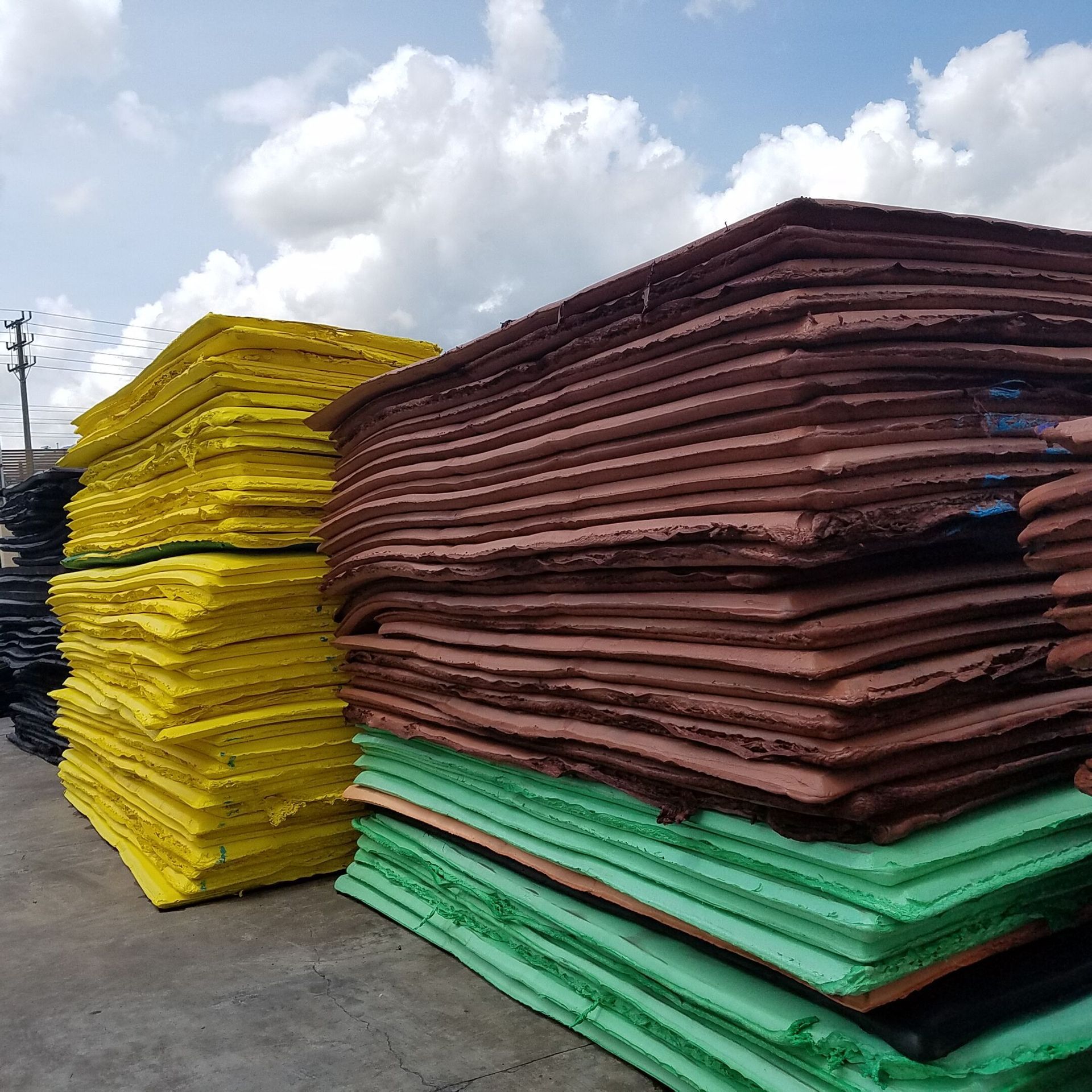 eva泡棉材料彩色黑白色高密度海绵内托防撞防静电减震eva泡沫板