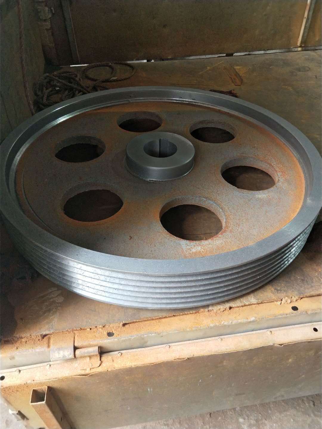 国标皮带轮槽 900x6槽5v精密皮带轮 多槽皮带轮