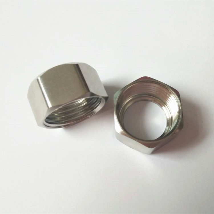 厂家多工位冷墩数控加工304不锈钢六角螺母 水暖配件 ppr活接接头