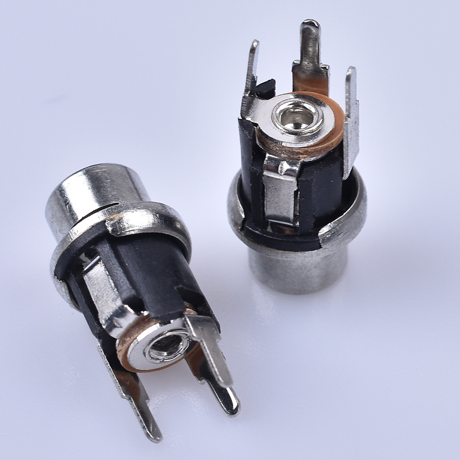 厂家销售dc-026电源座子无螺纹 5.5*2.0/2.5mm锌合金全铜接口座