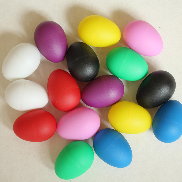 厂家生产 儿童打击乐器玩具麻面沙球幼儿园早教教具塑料沙蛋