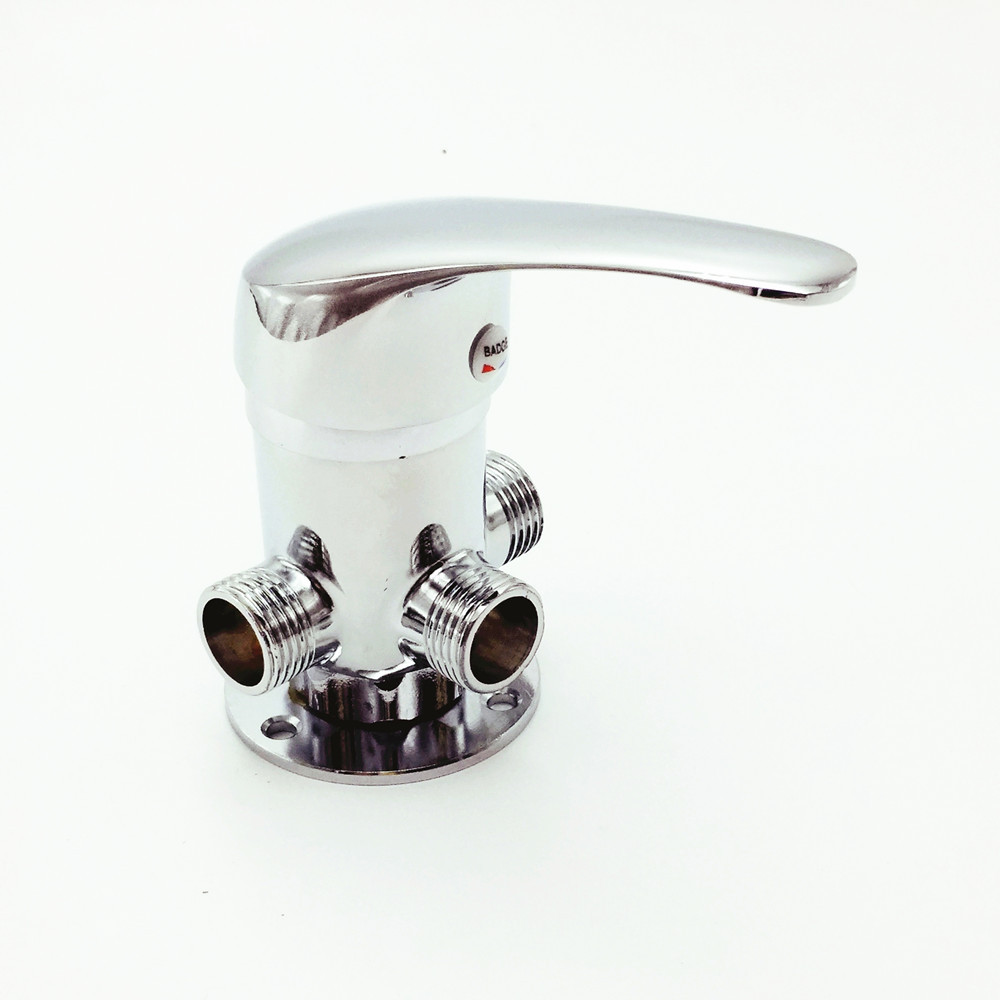 太阳能明装淋浴阀 冷热三通开关 上水混水阀