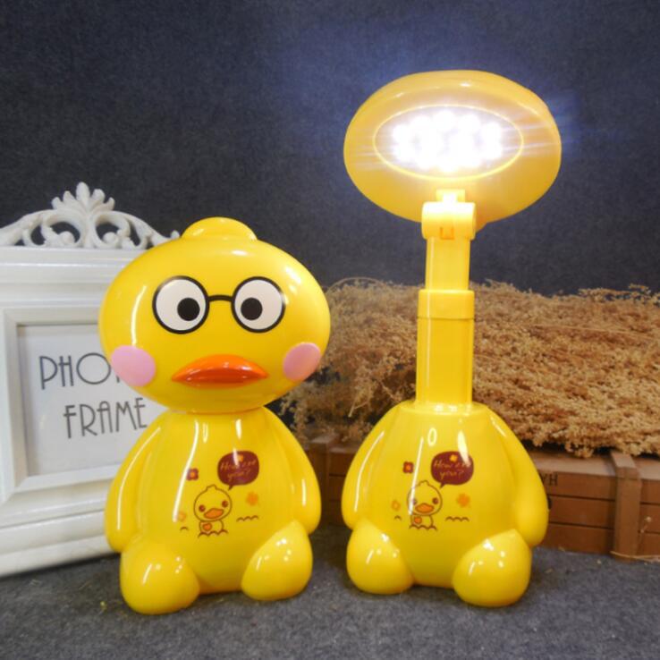 Energy-Saving LED Retractable Folding Cartoon Charging Lamp Learning Eye Protection Desk Lamp