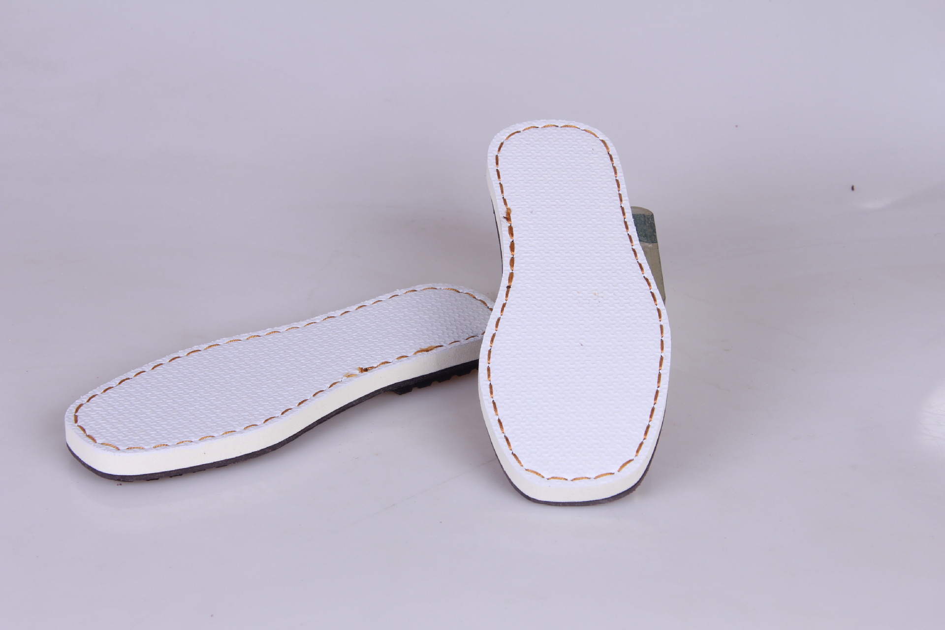 孺子牛鞋底 厂直销批发处理 手工上线毛线棉拖鞋 双色牛筋防滑底