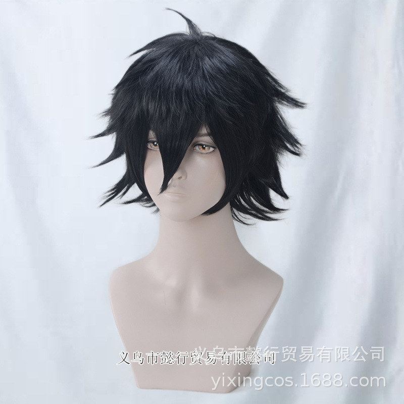 杀戮天使 艾札克·佛斯特 zack黑色 大反翘cos假发 现货