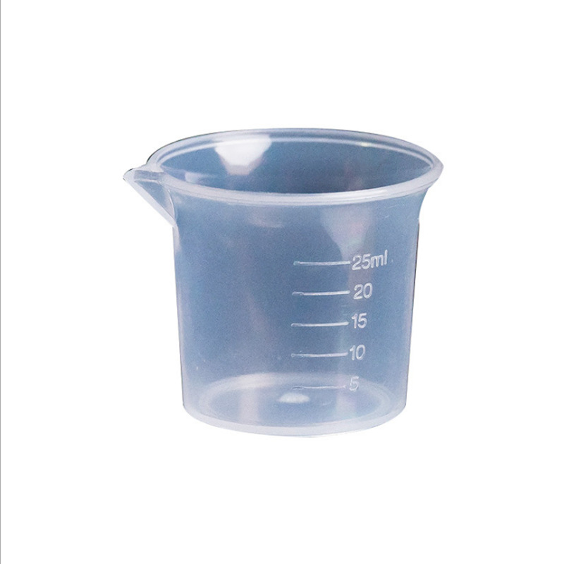 25ml透明塑料量杯刻度分装杯实验室烧杯喂药杯医用生活量杯pp烧杯