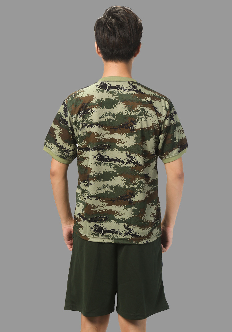 体能服16新式武款套装训练服作训短袖夏季07新款体能服橄榄绿t恤