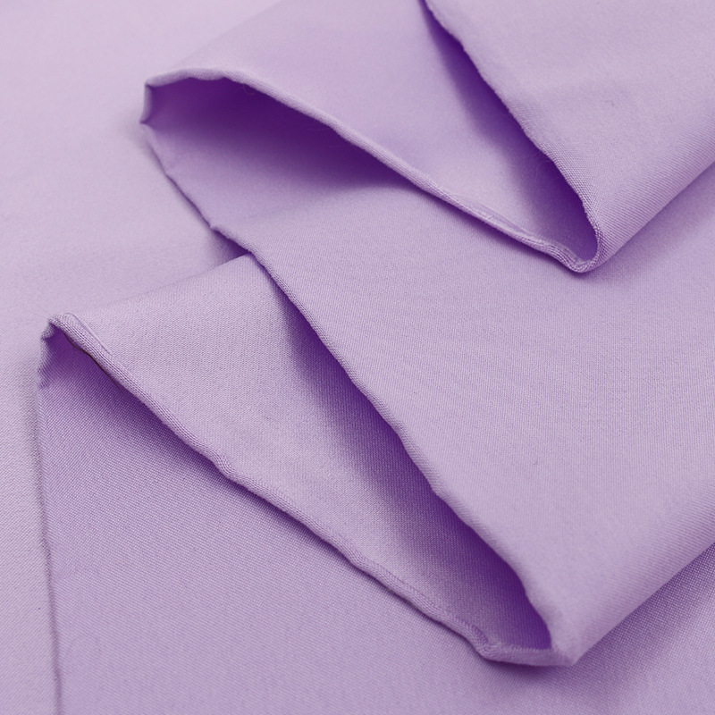 纺织厂直销全涤75d缎纹桃皮绒面料运动服睡衣布料