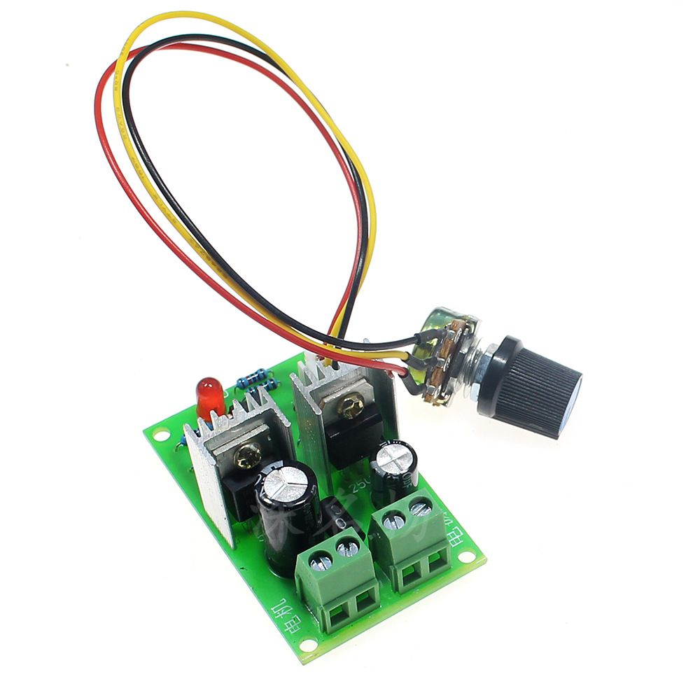 12v 24v 36v通用 pwm脉宽直流电机调速器 调速开关 10a 大电流