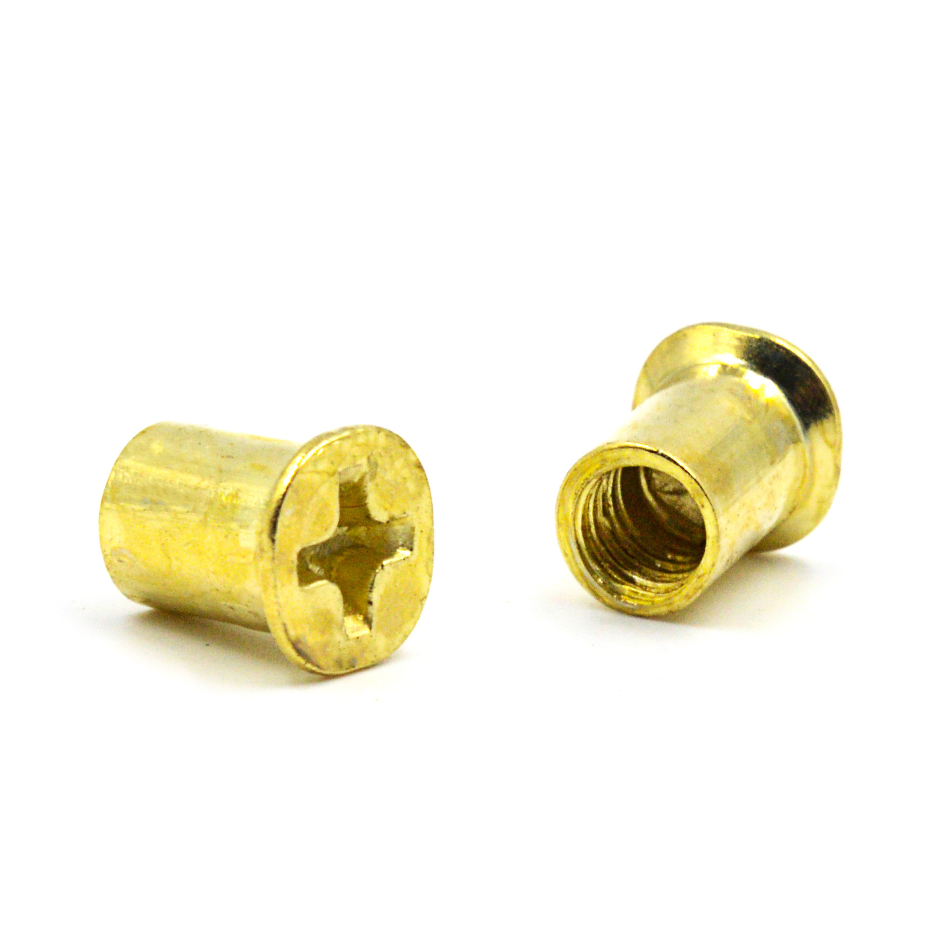 沉头十字内螺纹铆钉 黄铜 可定制尺寸 厂家 交期快 质量优